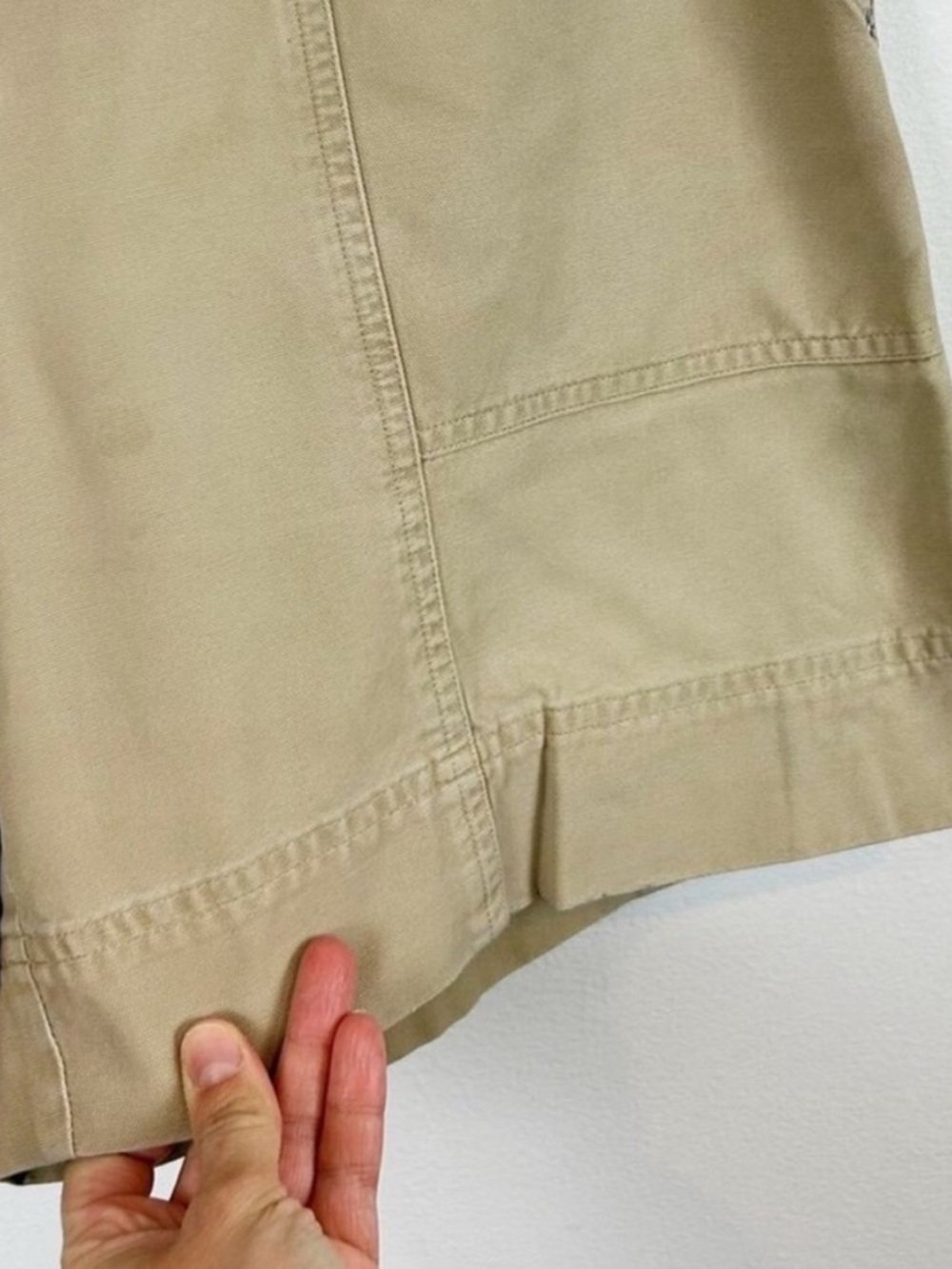 Ralph Lauren Beige Cotton Bermuda Shorts SIze 10 VTG 100% Cotton - Picture 4 of 8